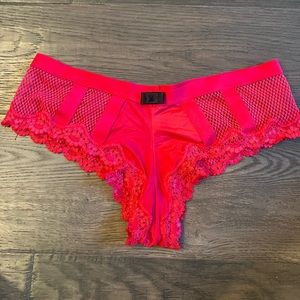 Victoria’s Secret red mesh cheeky